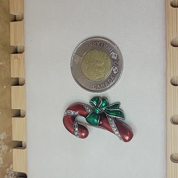 Christmas Candy Cane pin - Picture 2 of 4